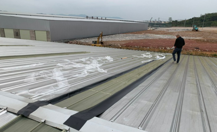 九真镇厂房屋面防水维修案例