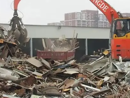 九真镇工装拆除