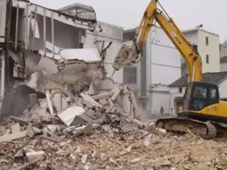 九真镇旧房改造拆除